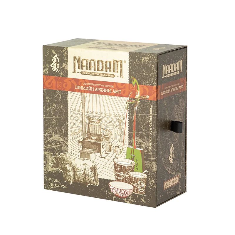 طباعة شعار هدية ورقة مربع